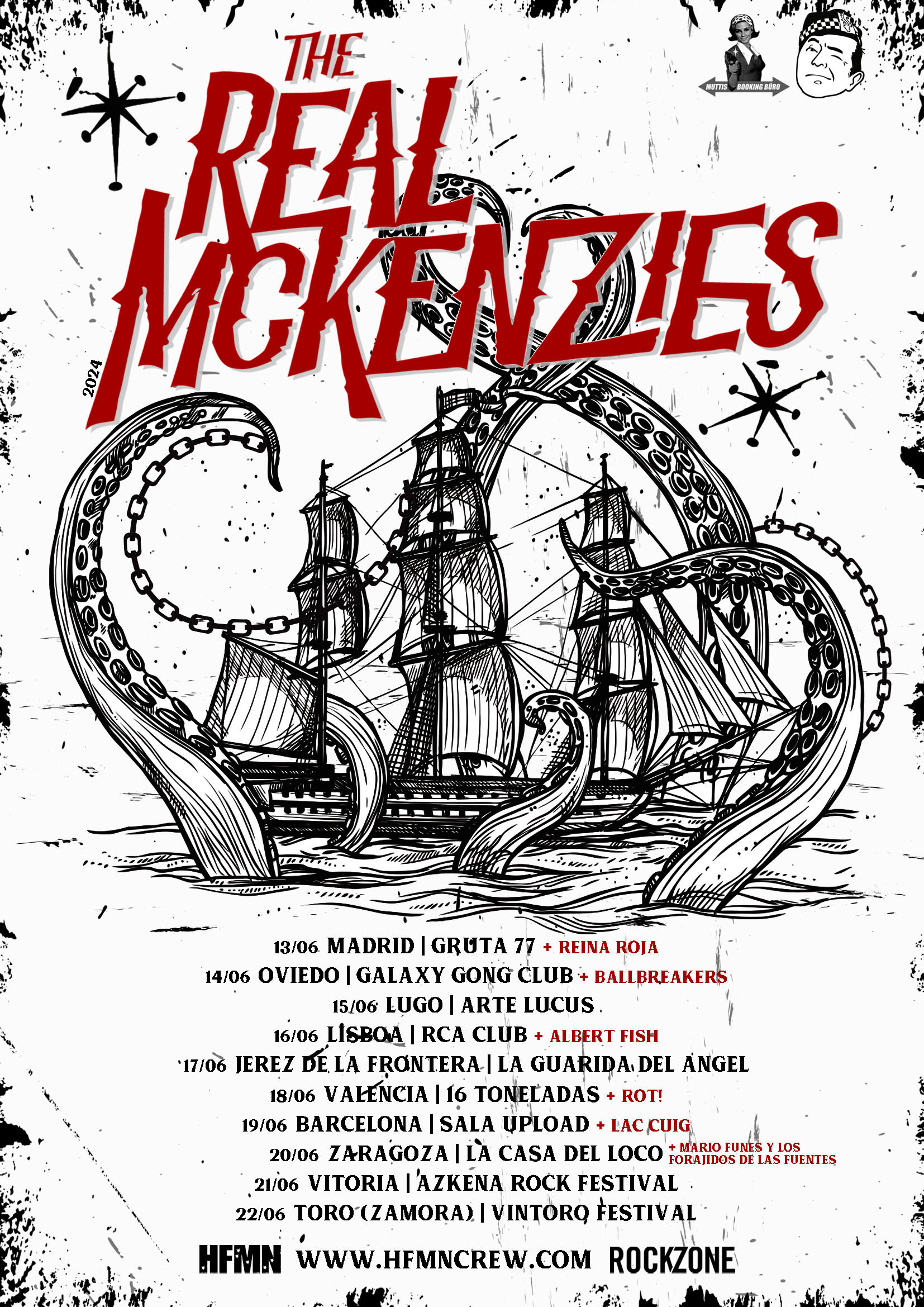 The Real McKenzies + Mario Funes