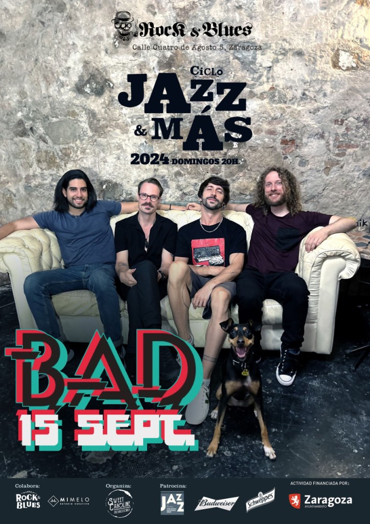14 de septiembre en Rock & Blues a las 20h Concierto de B.A.D. XL
